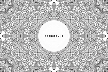 Vector islamic background with mandala