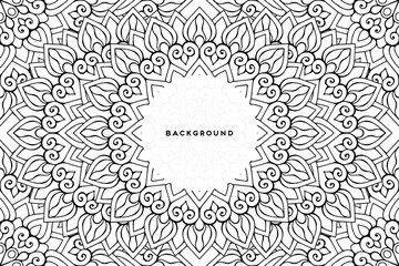 Vector islamic background with mandala