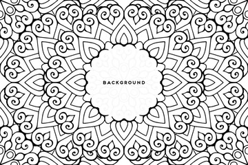 Vector islamic background with mandala