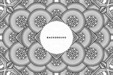 Vector islamic background with mandala