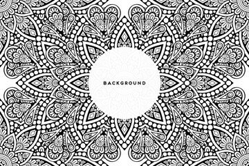 Vector islamic background with mandala