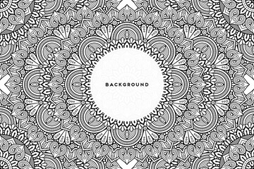 Vector islamic background with mandala