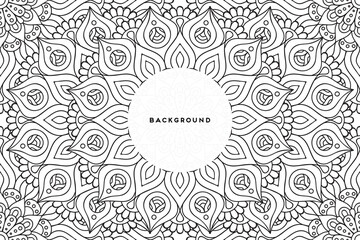 Vector islamic background with mandala