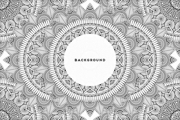 Vector islamic background with mandala