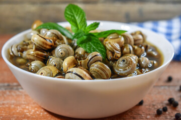 Traditional Spanish  Snails Food