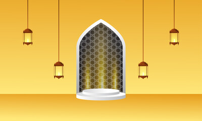 Islamic podium, suitable for your Islamic-themed products