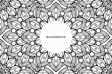 Vector islamic background with mandala