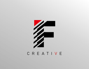 Creative Modern Letter F logo, Monogram F Logo Icon.