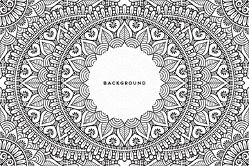 Vector islamic background with mandala