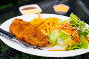 Fried Fish Steak