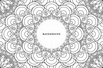 Vector islamic background with mandala