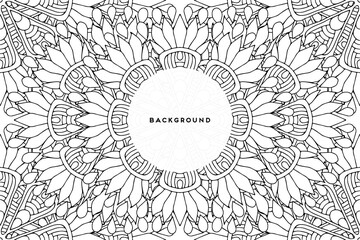 Vector islamic background with mandala