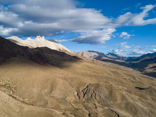 Beautiful winter landscape in tibet,China