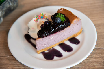 Blueberry Cheesecake Pie