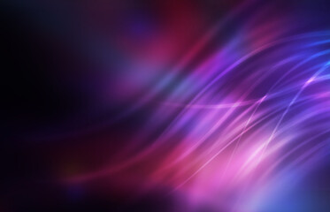 Fototapeta premium Empty futuristic, abstract background with ultraviolet geometric lines, waves. Neon glow. Light spots.