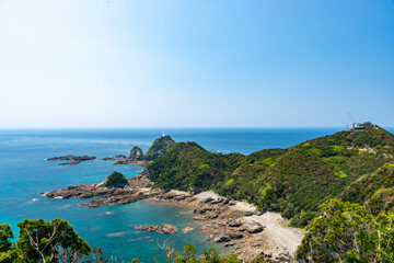 Fototapeta na wymiar 九州最南端 佐多岬からの景色