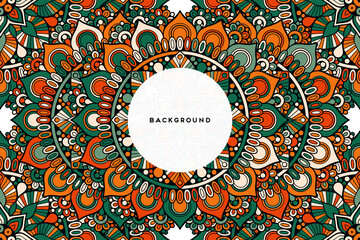 Vector islamic background with mandala