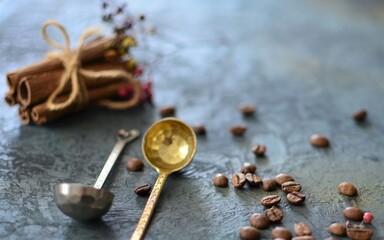 spoon with chocolate