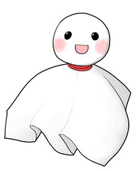 笑顔のてるてる坊主