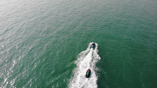 Scenic aerial view of Riau Beach, Port Dickson