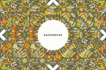 Vector islamic background with mandala