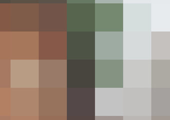 Abstract colorful mosaic with squares Geometric patterns Create as an illustration.