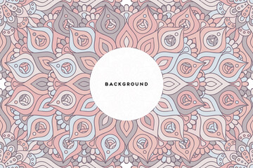 Vector islamic background with mandala