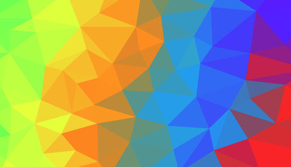 Abstract Pastel Rainbow Vector Background.