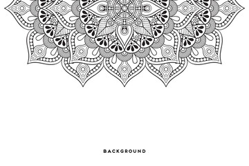 Vector islamic background with mandala