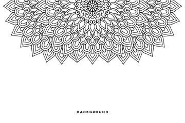 Vector islamic background with mandala