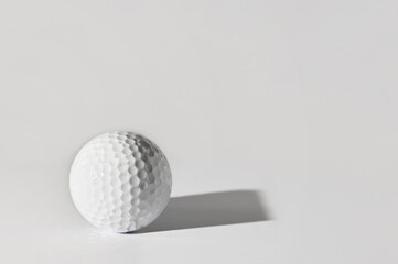 Abstract Golf Ball with Square Shadow