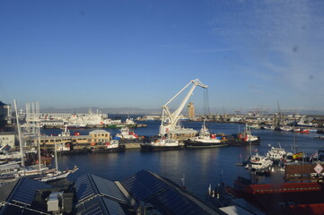 Naklejka premium Port of Cape Town