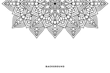 Vector islamic background with mandala
