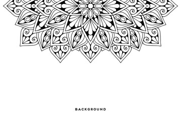 Vector islamic background with mandala