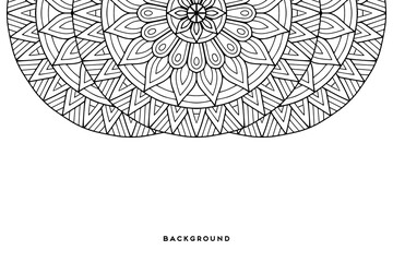 Vector islamic background with mandala
