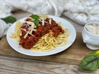 spaghetti bolognese organisch