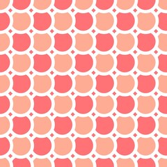 Simple pattern. Circle pattern. Seamless background. Fish scale pattern. Abstract geometric background in a marine theme. © Sudakarn