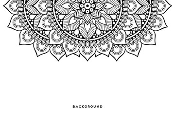 Vector islamic background with mandala