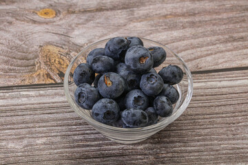 Ripe sweet tasty blueberries heap