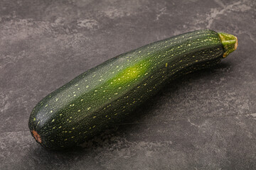 Tasty young organic natural zucchini