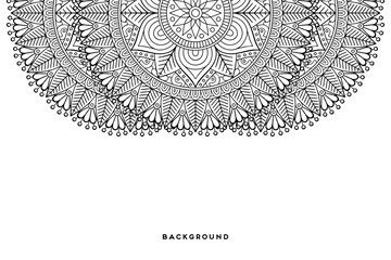 Vector islamic background with mandala