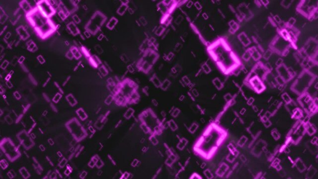 Abstract binary background, number streams, matrix effect.
