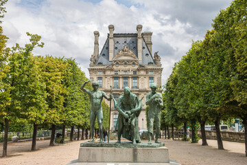 Ancient architecture of Paris. France