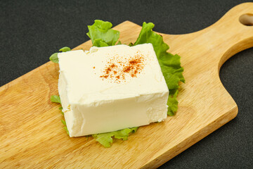 Greek traditional soft feta cheese