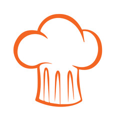 chef cap Icon On White Background Flat Illustration Graphic