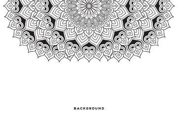 Vector islamic background with mandala