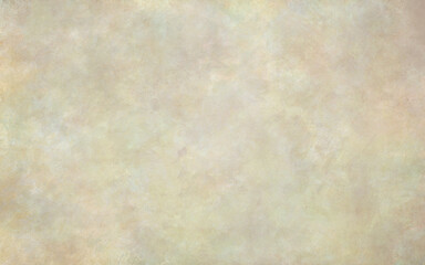 Old paper background illustration with soft blurred watercolor texture. Template for design. Vintage. Grunge. Handmade textured surface backdrop.  Color splash design in painted illustration.