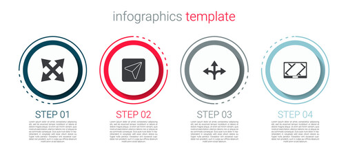 Set Road traffic sign, Infographic of city map navigation, and Gps device with. Business infographic template. Vector