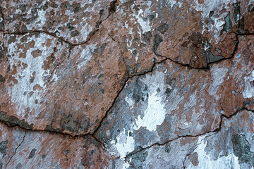 texture of old plaster with cracks