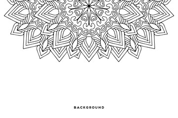 Vector islamic background with mandala